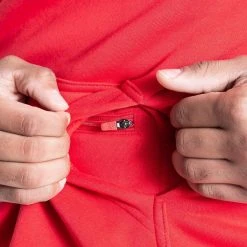 BOXRAW Men Johnson Hoodie - Red Clothing