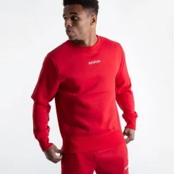BOXRAW Men Clothing Johnson Sweatshirt - Red 10 BOXRAW Men Clothing Johnson Sweatshirt - Red