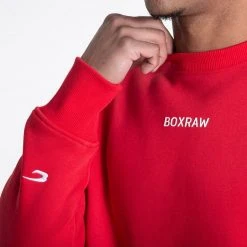 BOXRAW Men Clothing Johnson Sweatshirt - Red 14 BOXRAW Men Clothing Johnson Sweatshirt - Red