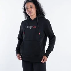BOXRAW Women Boxing Is Love Hoodie - Black 12 BOXRAW Women Boxing Is Love Hoodie - Black