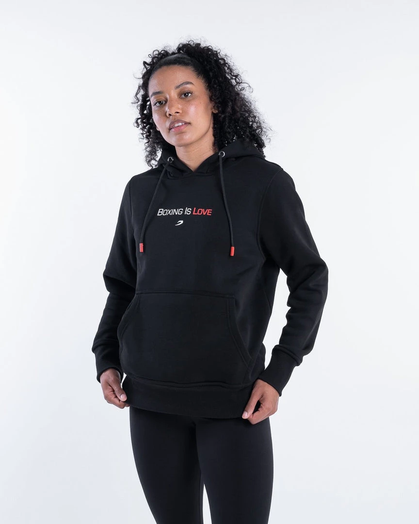 BOXRAW Women Boxing Is Love Hoodie - Black 3 BOXRAW Women Boxing Is Love Hoodie - Black