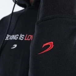 BOXRAW Women Boxing Is Love Hoodie - Black 15 BOXRAW Women Boxing Is Love Hoodie - Black