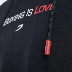 BOXRAW Women Boxing Is Love Hoodie - Black 16 BOXRAW Women Boxing Is Love Hoodie - Black