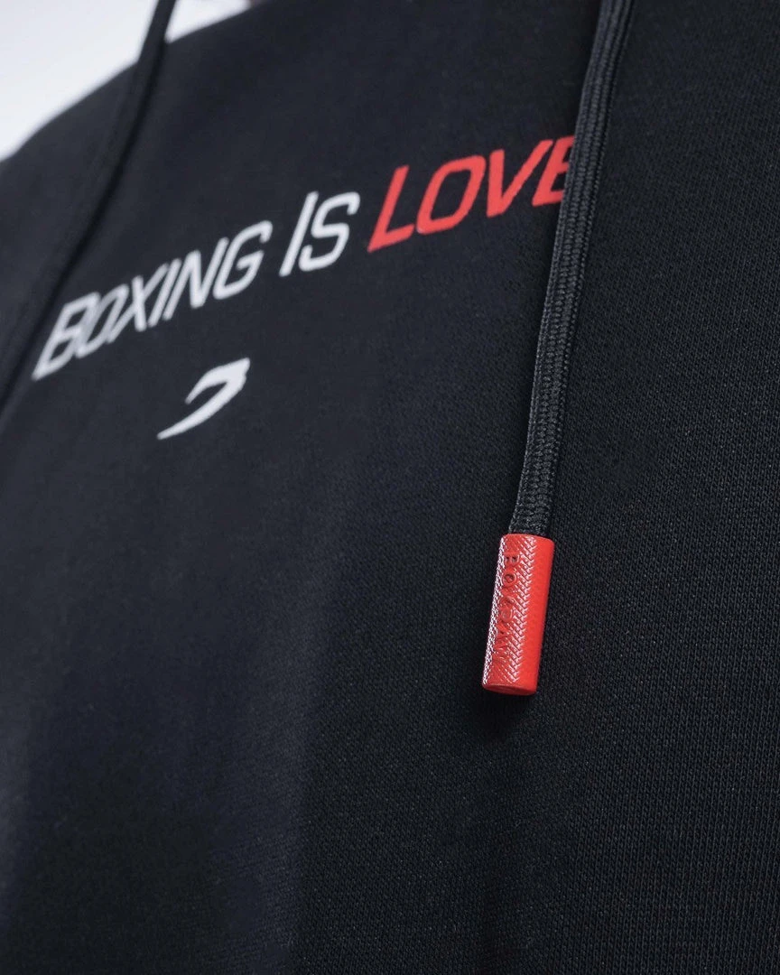 BOXRAW Women Boxing Is Love Hoodie - Black 7 BOXRAW Women Boxing Is Love Hoodie - Black