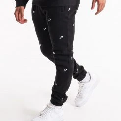 BOXRAW Men All Over Strike Bottoms - Black Clothing 10 BOXRAW Men All Over Strike Bottoms - Black Clothing