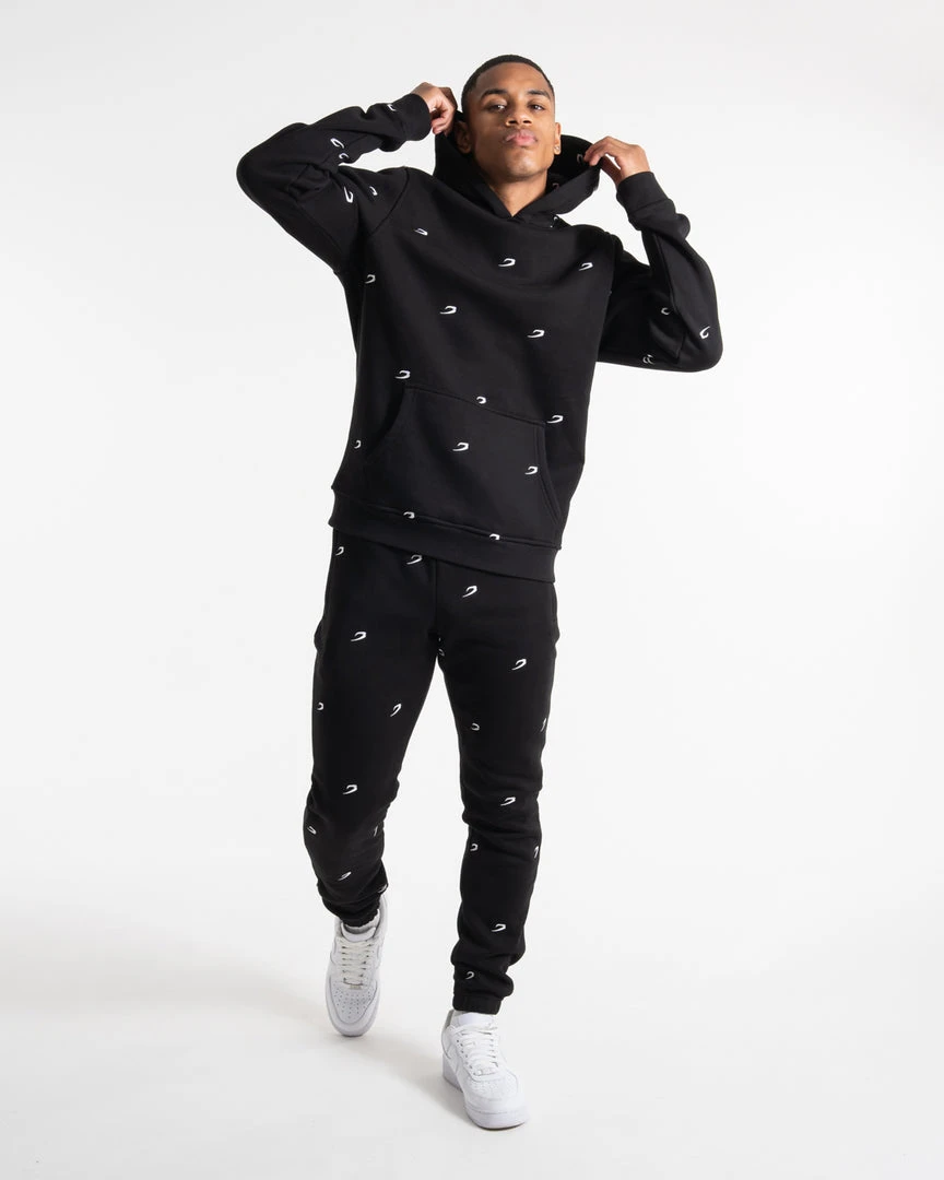 BOXRAW Men All Over Strike Bottoms - Black Clothing 8 BOXRAW Men All Over Strike Bottoms - Black Clothing