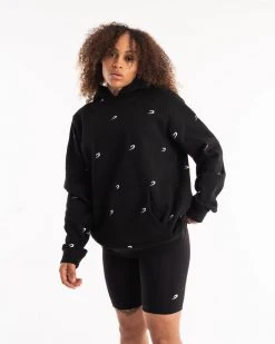 BOXRAW Women All Over Strike Hoodie - Black