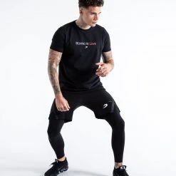 BOXRAW Men Boxing Is Love T-Shirt - Black
