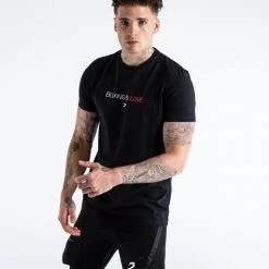 BOXRAW Men Boxing Is Love T-Shirt - Black