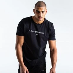 BOXRAW Men Clothing Chasing Greatness T-Shirt - Black