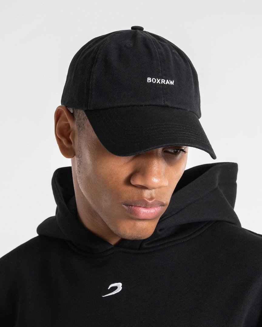 BOXRAW Accessories BOXRAW Dad Cap - Black 2 BOXRAW Accessories BOXRAW Dad Cap - Black