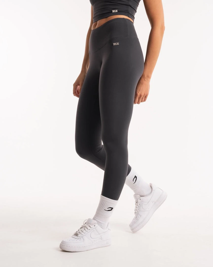 BOXRAW Women Delia Leggings - Charcoal Clothing 1 BOXRAW Women Delia Leggings - Charcoal Clothing