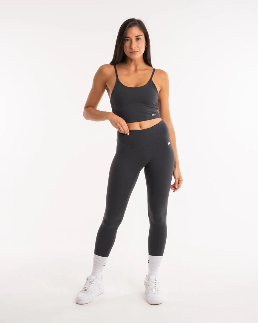 BOXRAW Women Delia Leggings - Charcoal Clothing 2 BOXRAW Women Delia Leggings - Charcoal Clothing
