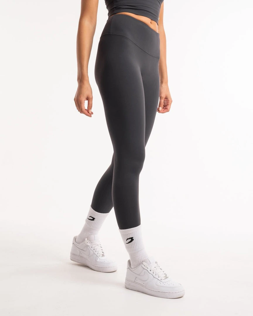 BOXRAW Women Delia Leggings - Charcoal Clothing 3 BOXRAW Women Delia Leggings - Charcoal Clothing