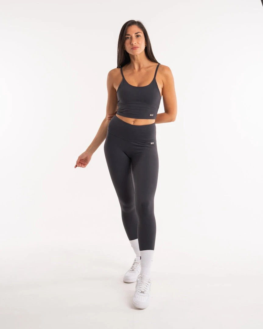 BOXRAW Women Delia Leggings - Charcoal Clothing 8 BOXRAW Women Delia Leggings - Charcoal Clothing