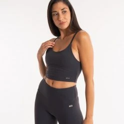 BOXRAW Women Clothing Delia Tank Bra - Charcoal