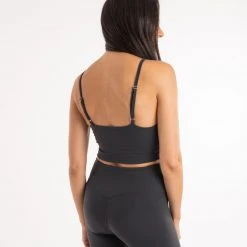 BOXRAW Women Clothing Delia Tank Bra - Charcoal