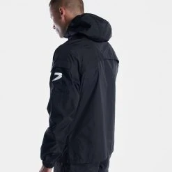 BOXRAW Men New Releases Dundee Windbreaker Jacket - Black 15 BOXRAW Men New Releases Dundee Windbreaker Jacket - Black