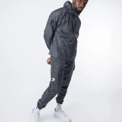 BOXRAW Men Dundee Cargo Pants - Charcoal