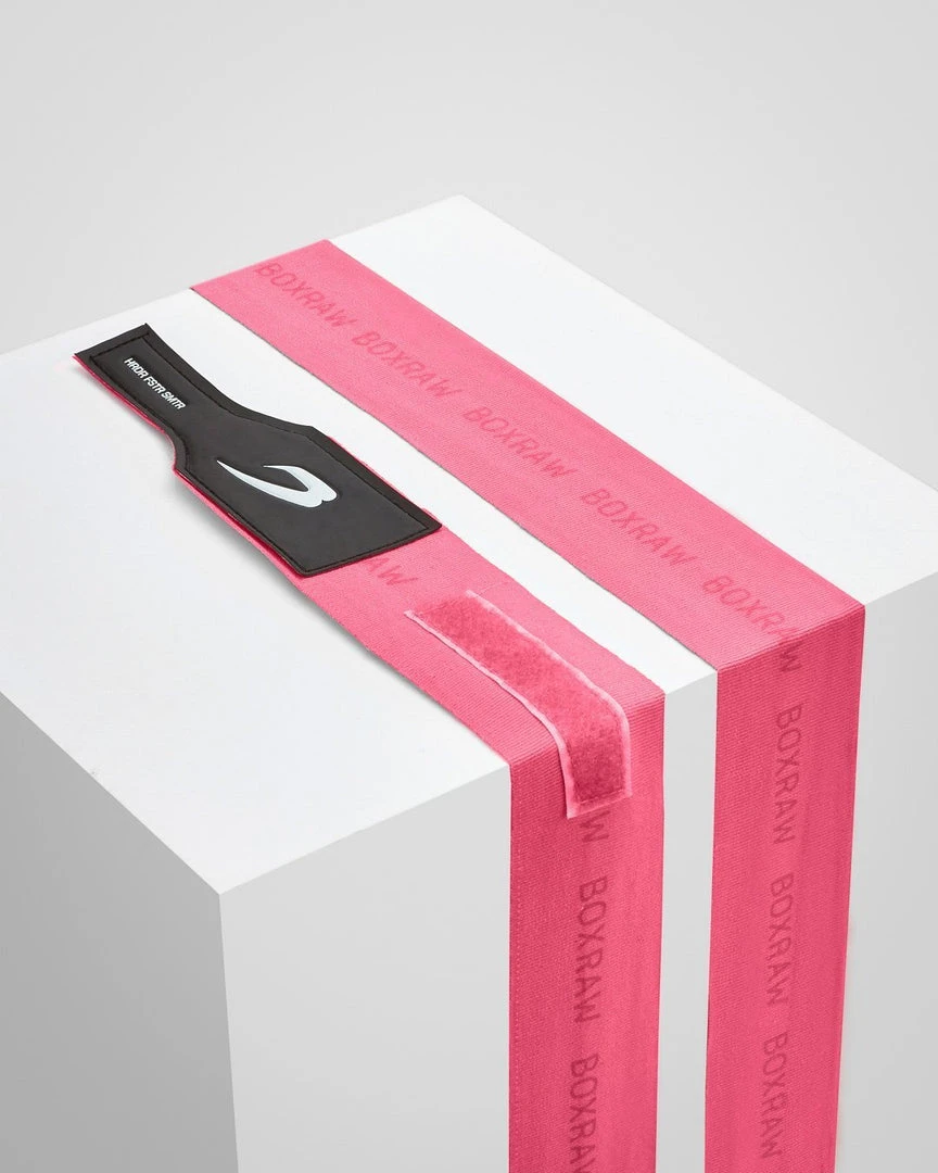 BOXRAW Equipment 4.5M Hand Wraps - Pink 2 BOXRAW Equipment 4.5M Hand Wraps - Pink