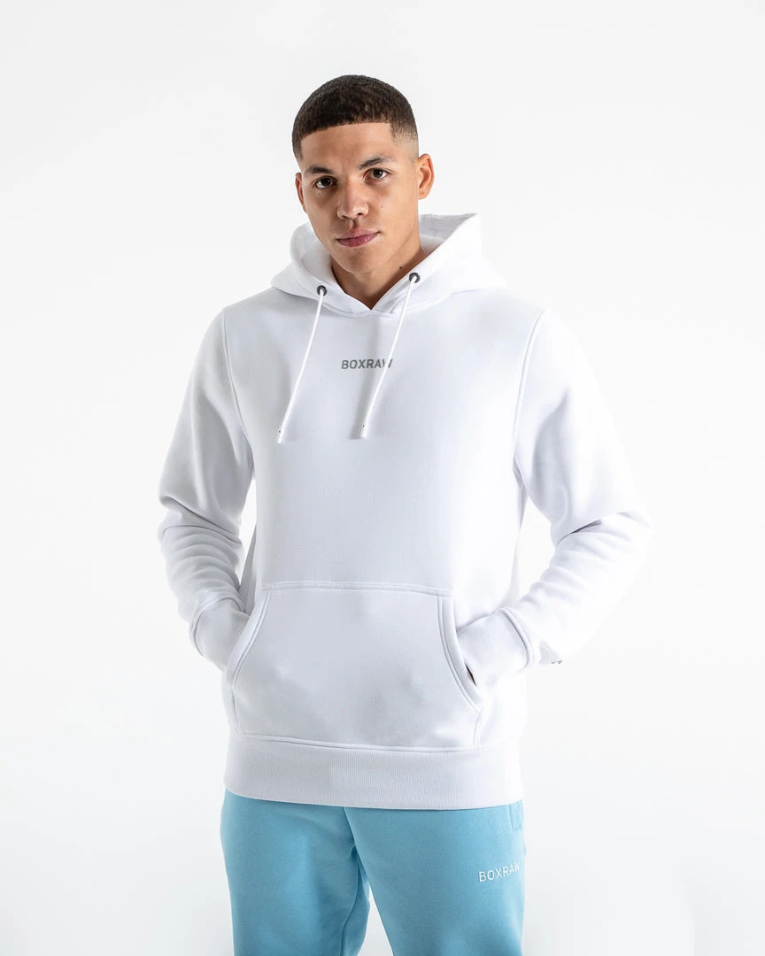 BOXRAW Men Clothing Johnson Hoodie - White 3 BOXRAW Men Clothing Johnson Hoodie - White