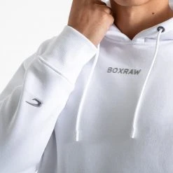 BOXRAW Men Clothing Johnson Hoodie - White 13 BOXRAW Men Clothing Johnson Hoodie - White