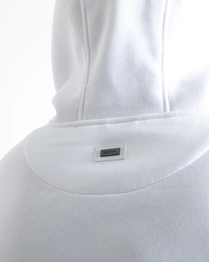 BOXRAW Men Clothing Johnson Hoodie - White 7 BOXRAW Men Clothing Johnson Hoodie - White