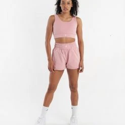 BOXRAW Women Kim Crop Top - Pink