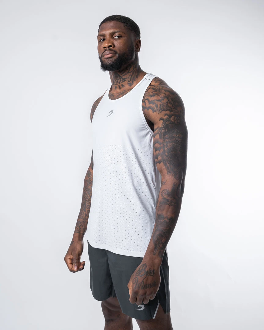 BOXRAW Men Langford Tank - White 4 BOXRAW Men Langford Tank - White