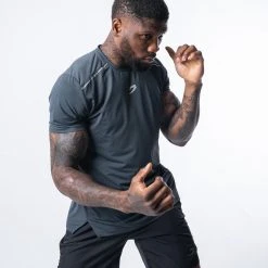 BOXRAW Men Langford T-Shirt - Charcoal New Releases