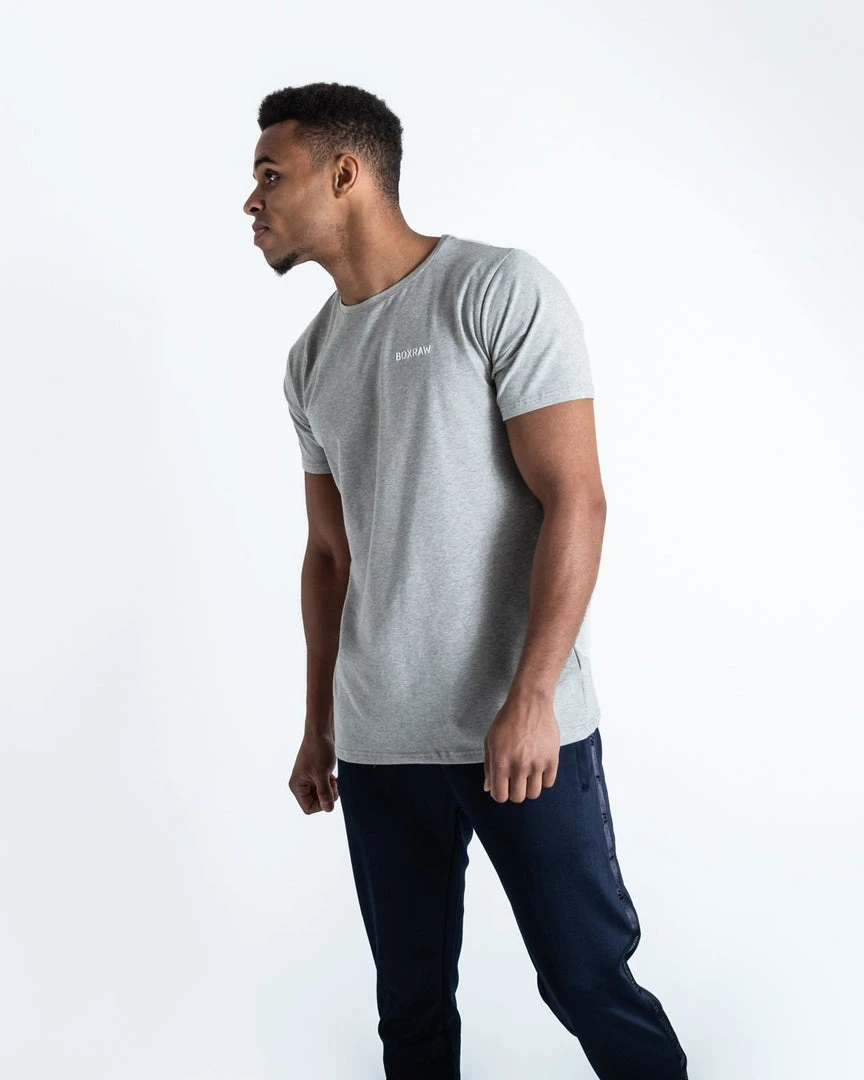 BOXRAW Men BOXRAW T-Shirt - Grey 5 BOXRAW Men BOXRAW T-Shirt - Grey