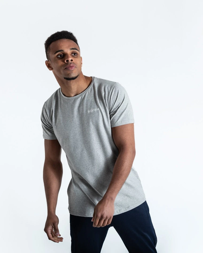 BOXRAW Men BOXRAW T-Shirt - Grey 1 BOXRAW Men BOXRAW T-Shirt - Grey