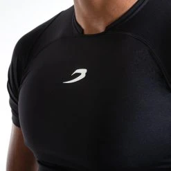 BOXRAW Men Saddler Compression T-Shirt - Black