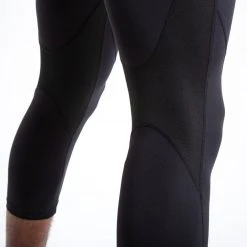 BOXRAW Men Saddler Compression 3/4 Leggings - Black Shorts