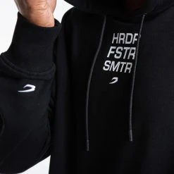 BOXRAW Men Clothing HRDR FSTR SMTR Unisex Hoodie - Black 9 BOXRAW Men Clothing HRDR FSTR SMTR Unisex Hoodie - Black