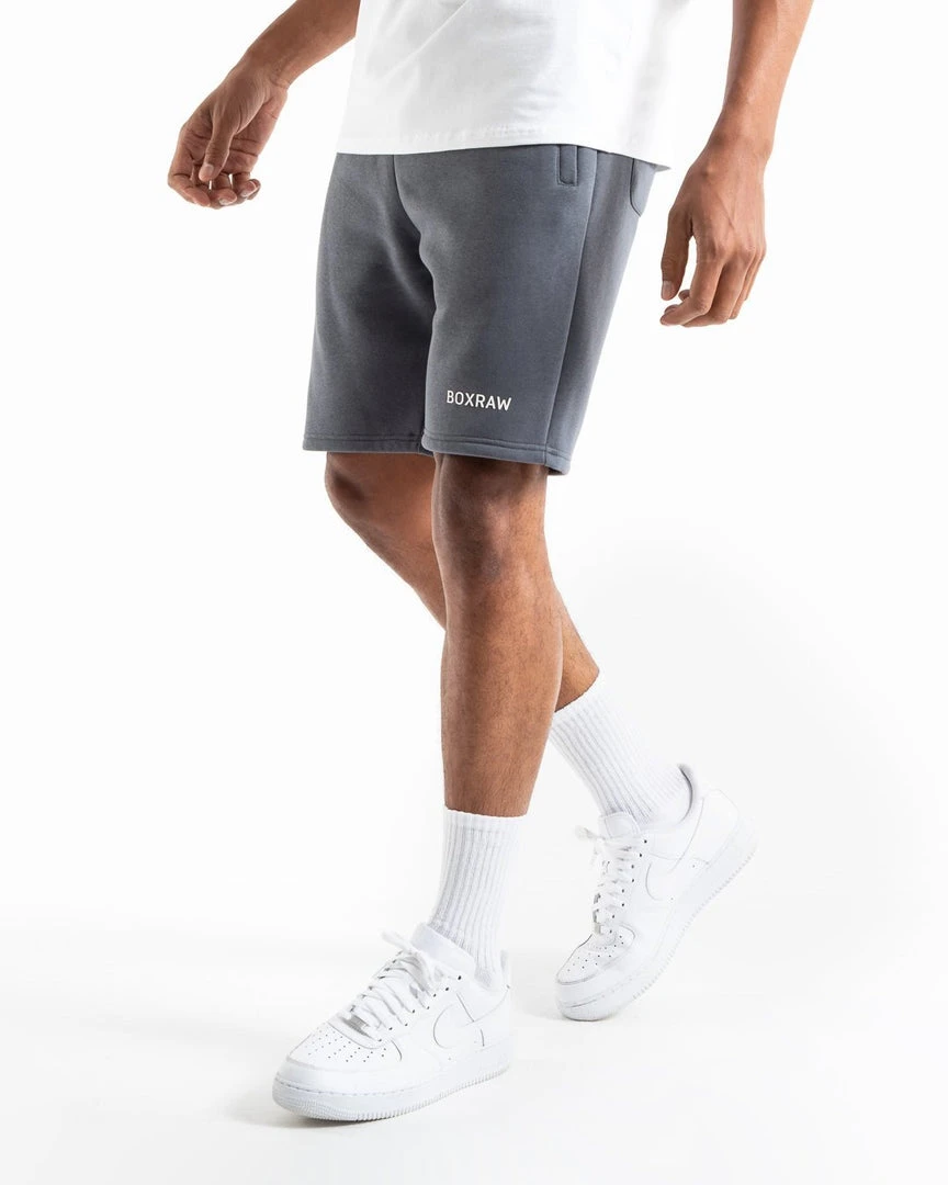 BOXRAW Men Johnson Shorts - Charcoal 1 BOXRAW Men Johnson Shorts - Charcoal