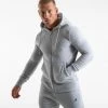 BOXRAW Men Marciano Zip Hoodie - Grey