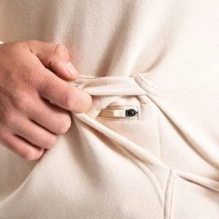 BOXRAW Men Established Unisex Hoodie - Stone Clothing