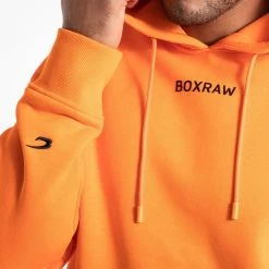 BOXRAW Men Johnson Hoodie - Orange Clothing