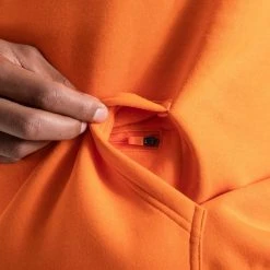 BOXRAW Men Johnson Hoodie - Orange Clothing