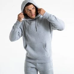 BOXRAW Men Johnson Hoodie - Grey Clothing