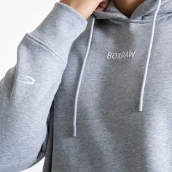 BOXRAW Men Johnson Hoodie - Grey Clothing