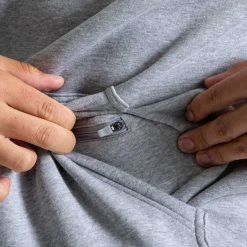 BOXRAW Men Johnson Hoodie - Grey Clothing