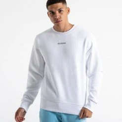 BOXRAW Men Clothing Johnson Sweatshirt - White