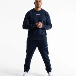 BOXRAW Men Johnson Sweatshirt - Navy