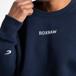 BOXRAW Men Johnson Sweatshirt - Navy 14 BOXRAW Men Johnson Sweatshirt - Navy