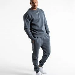 BOXRAW Men Johnson Sweatshirt - Charcoal Clothing
