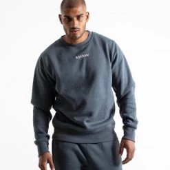 BOXRAW Men Johnson Sweatshirt - Charcoal Clothing