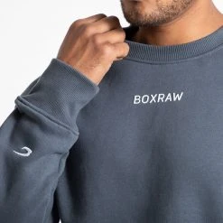 BOXRAW Men Johnson Sweatshirt - Charcoal Clothing
