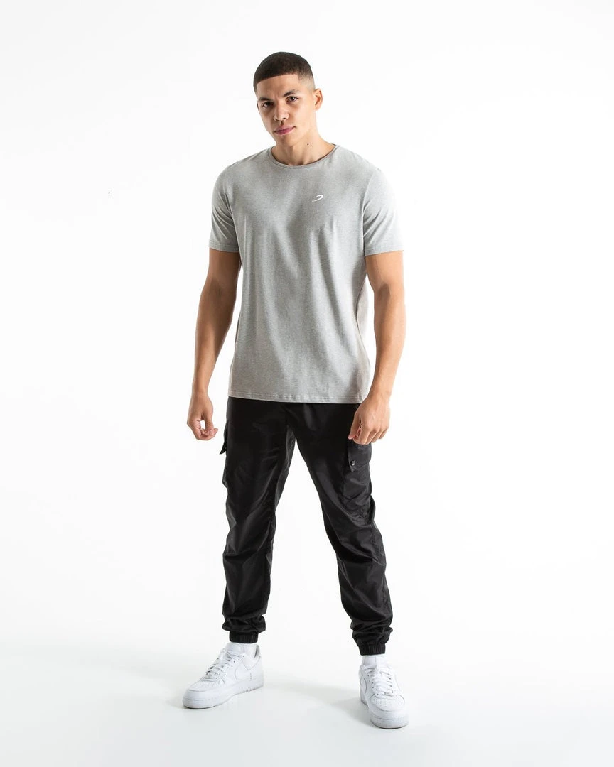 BOXRAW Men Strike T-Shirt - Grey Marl 2 BOXRAW Men Strike T-Shirt - Grey Marl